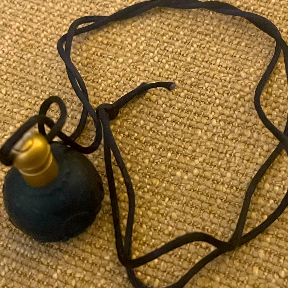 🔥 RARE SUN MOON STARS PERFUME BOTTLE NECKLACE VINTAGE KARL LAGERFIELD